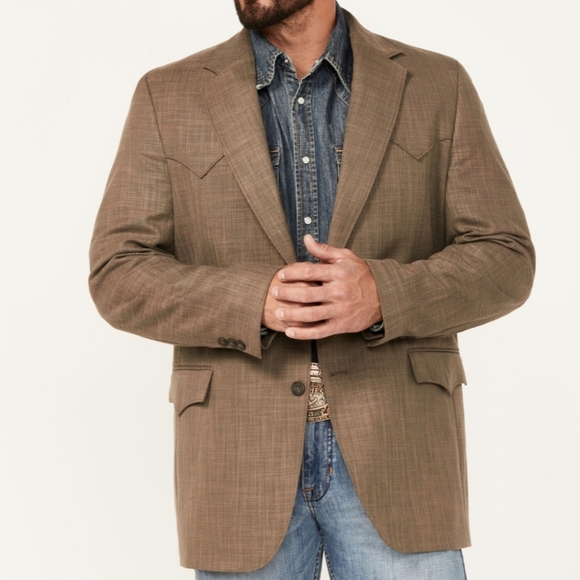 Vintage Circle S Western Sport Coat Mens 42R USA Made - Picture 15 of 15